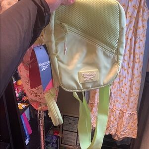 NWT Reebok Light Green Crossbody Bag